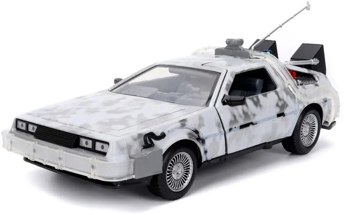 Back To The Future - Bevroren Delorean - Schaal 1:24 - Met verlichting by Jada Toys in Black – product photo