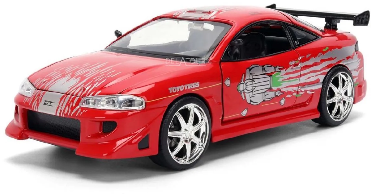 Brian´s Mitsubishi Eclipse Red Fast & Furious Jada fra Jada Toys i Rød – produktbillede