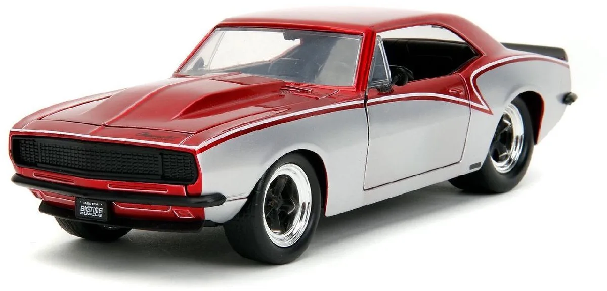 Chevrolet Camaro 1967 rood/zilver van Jada Toys in Zilver – productfoto