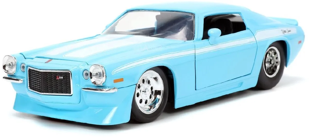 Chevrolet Camaro 1971 Blue / White Jada van Jada Toys in Blauw – productfoto