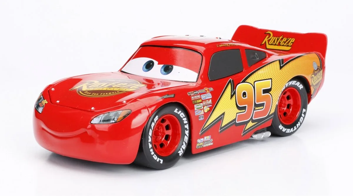 Disney Lightning McQueen 1:24 - Die-Cast - Speelgoedvoertuig de Jada Toys en Rouge – photo du produit