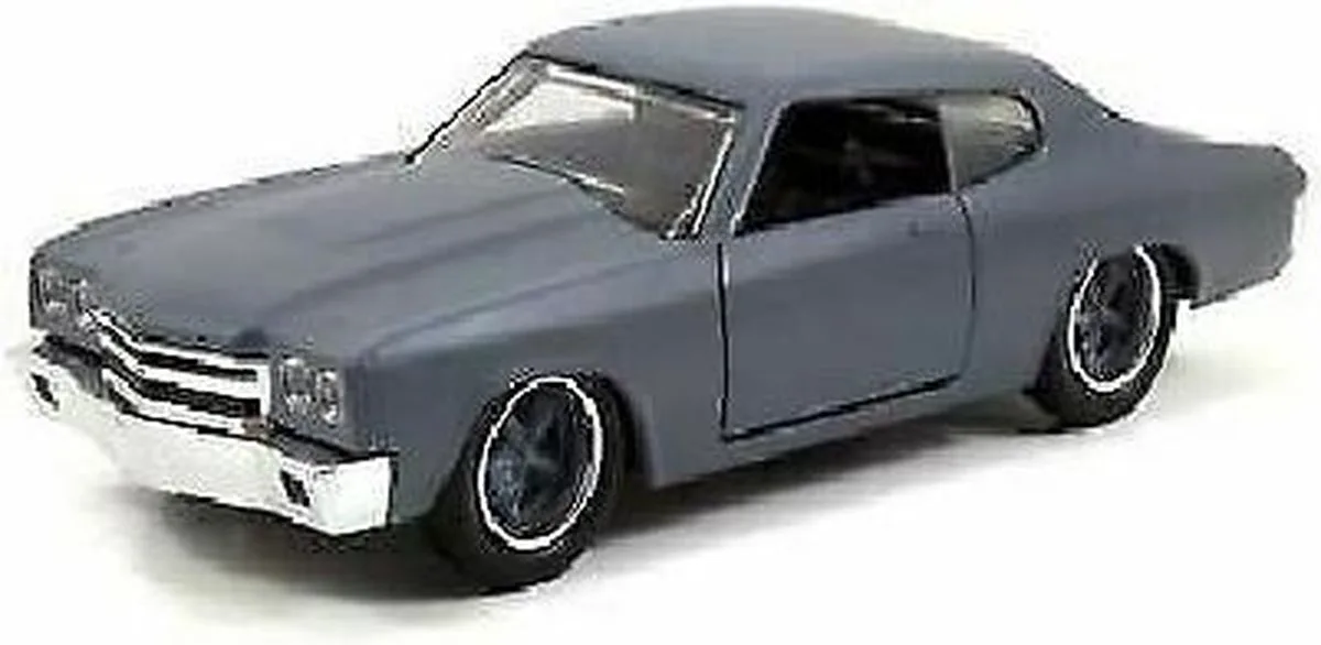 Dom's Chevrolet Chevelle SS The Fast And The Furious 1:32 von Jada Toys in Grau – Produktfoto