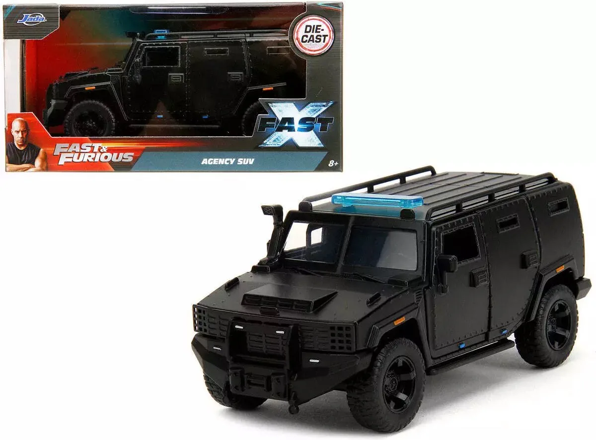 Fast and Furious Agency SUV modelauto 1:32 van Jada Toys in Zwart – productfoto