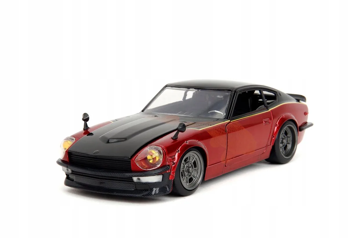 Fast & Furious 1972 Datsun 240Z 1:24 Metalen Model de Jada Toys en Rouge – photo du produit