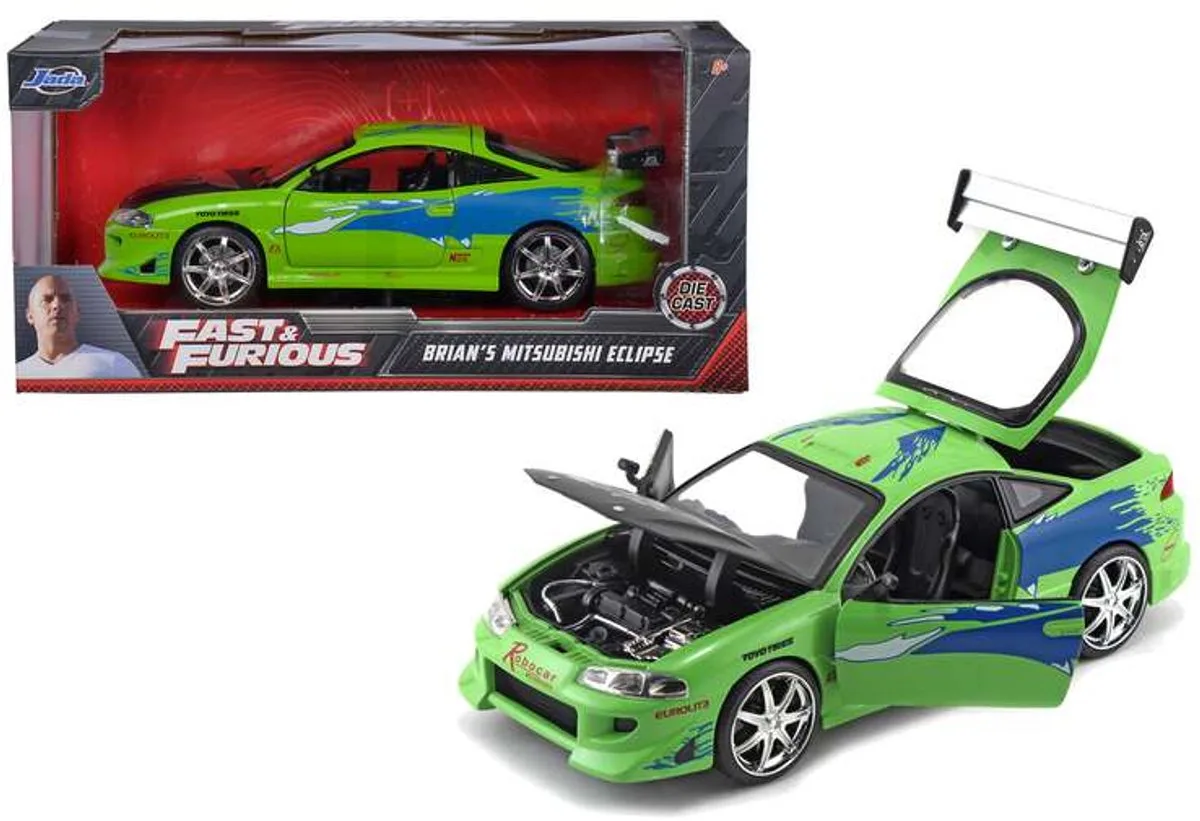 Fast & Furious 1995 Mitsubishi 1:24 - 9397603314R00 van Jada Toys in Groen – productfoto