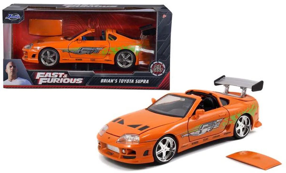Fast & Furious 1995 Toyota Supra 1:24 - 9397168314R00 by Jada Toys in Orange – product photo