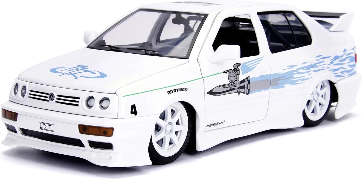 Fast & Furious 1995 Volkswagen Jetta 1:24 de Jada Toys en Blanc – photo du produit