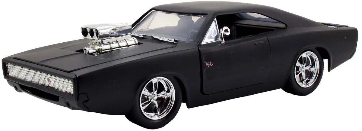 Fast&Furious (4) 1970 Dodge Charger 1:24 von Jada Toys in Schwarz – Produktfoto