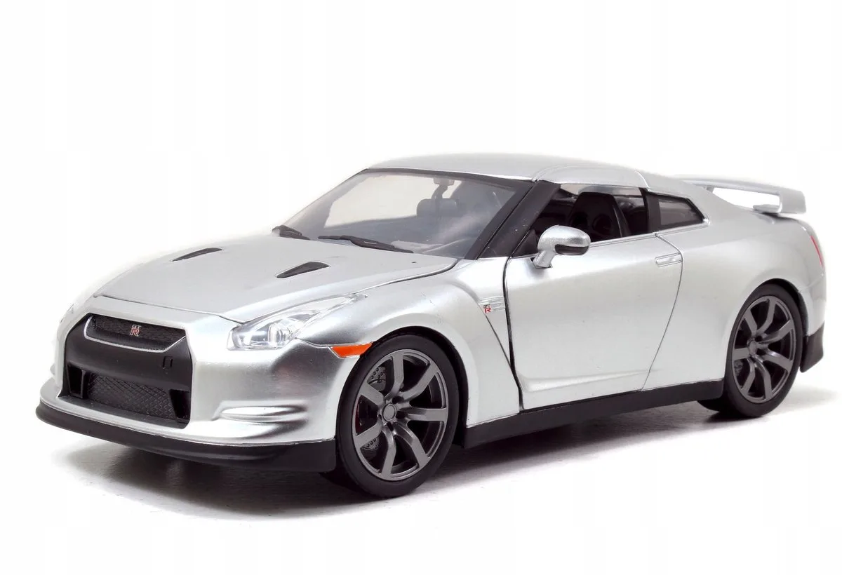 Fast & Furious Brian's Nissan GT-R R35 Zilver 1:24 de Jada Toys – photo du produit