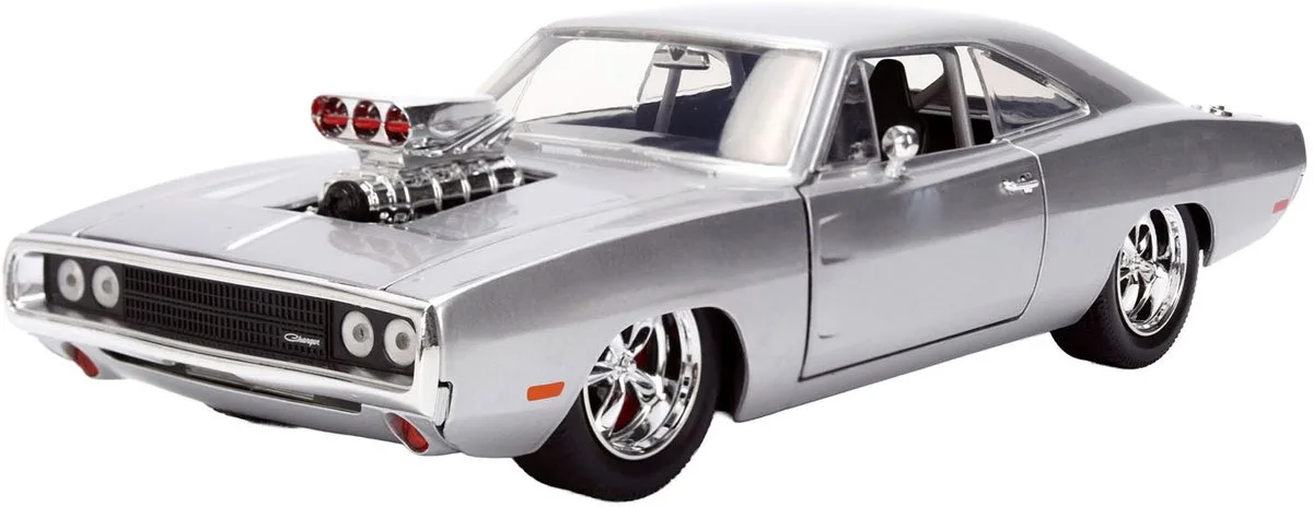 Fast & Furious Diecast Vehicle 1:24 Anniversary Dom's Dodge 19 cm Vehicles van Jada Toys in Meerkleurig – productfoto