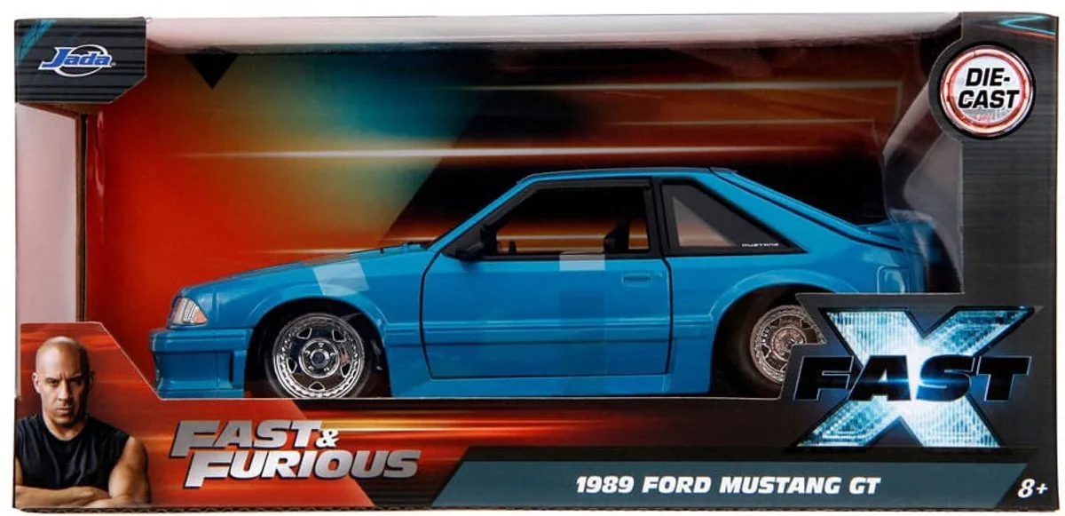 Fast & Furious - Fast X - 1989 Ford Mustang GT - Jada 1:24 de Jada Toys en Multicolore – photo du produit