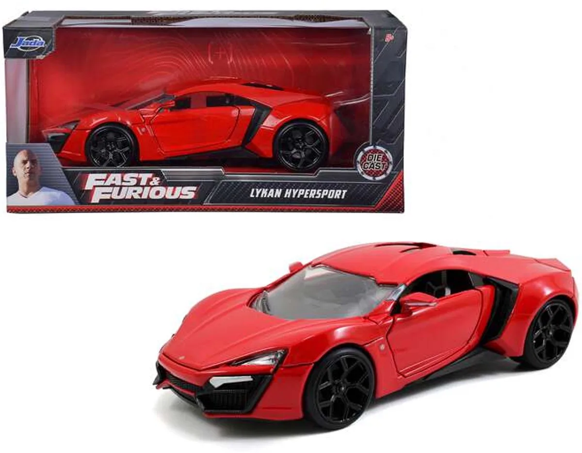 Fast & Furious Lykan Hypersport 1:24 - 9397377314R00 van Jada Toys in Rood – productfoto