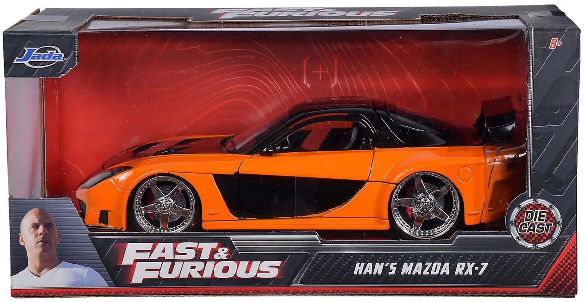 Fast & Furious Mazda RX-7 1:24 van Jada Toys in Meerkleurig – productfoto