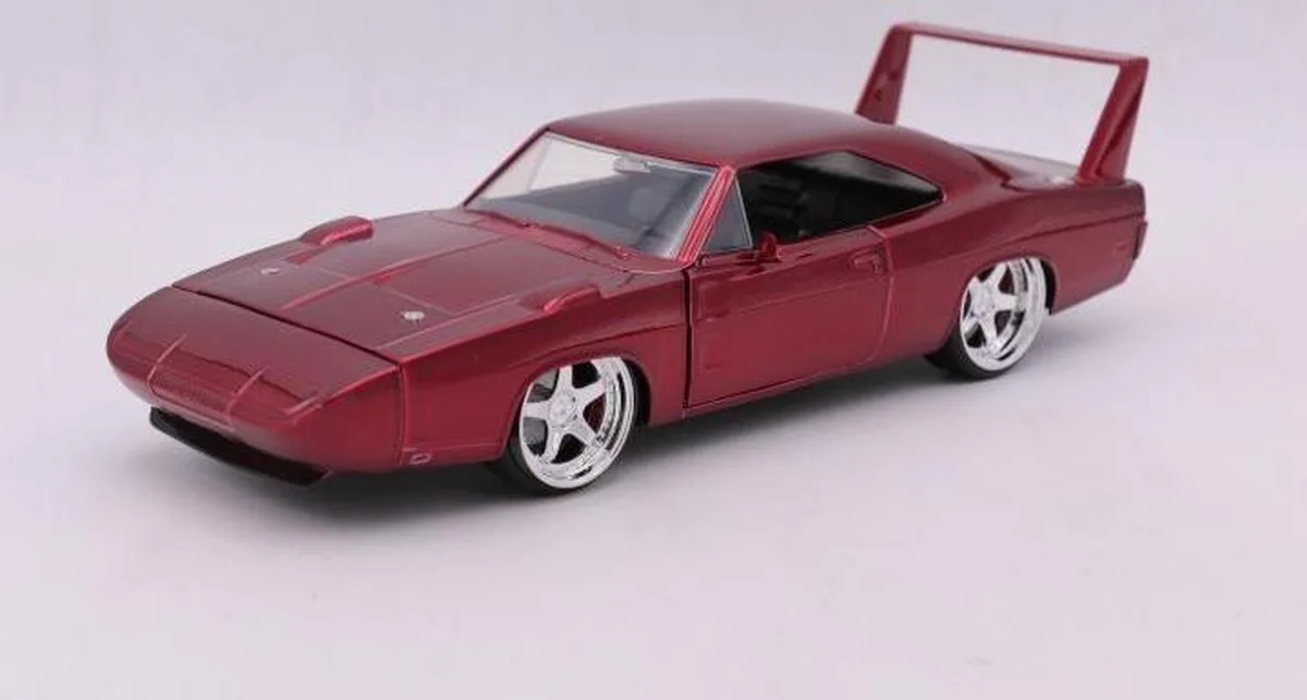 Fast & Furious Modelauto '1969 Dodge Charger Daytona' - 1:24 by Jada Toys in Red – product photo