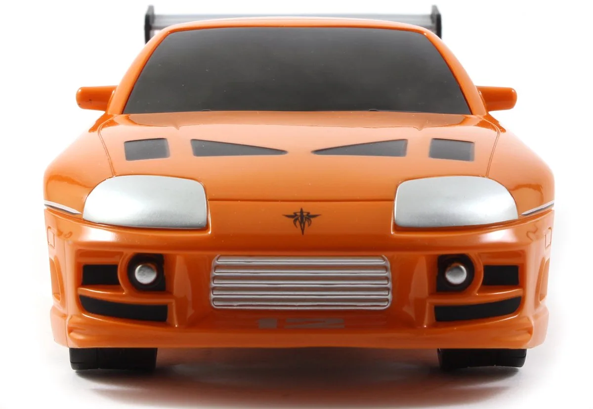 Fast & Furious - RC Toyota Supra 1:16 - 2 4GHz - Vanaf 8 jaar - Bestuurbare auto van Jada Toys in Oranje – productfoto
