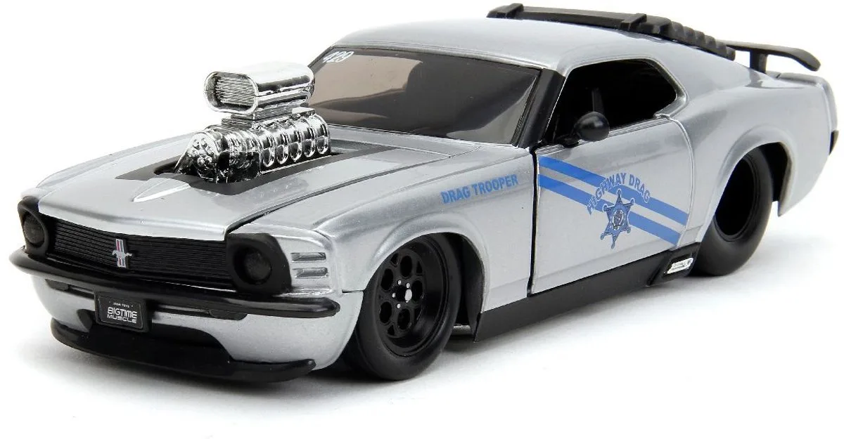 Ford Mustang Boss 429 1970 van Jada Toys in Grijs – productfoto