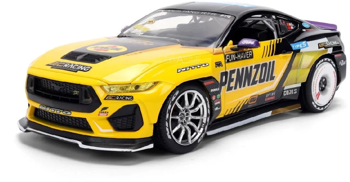 Ford Mustang RTR Chelsea Denofa Jada de Jada Toys en Jaune – photo du produit