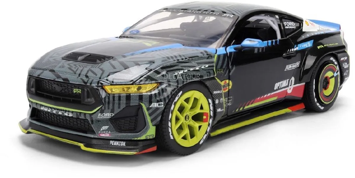 Ford Mustang RTR Vaughn Gittin Jr Jada de Jada Toys en Gris – photo du produit