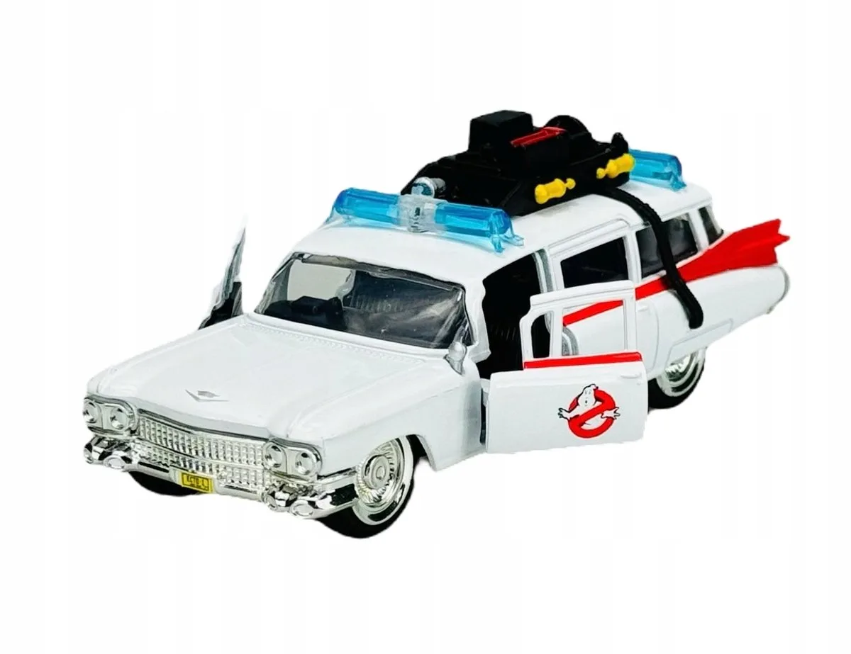 Ghostbusters Ecto-1 Metaal Model Auto 13cm Wit de Jada Toys – photo du produit