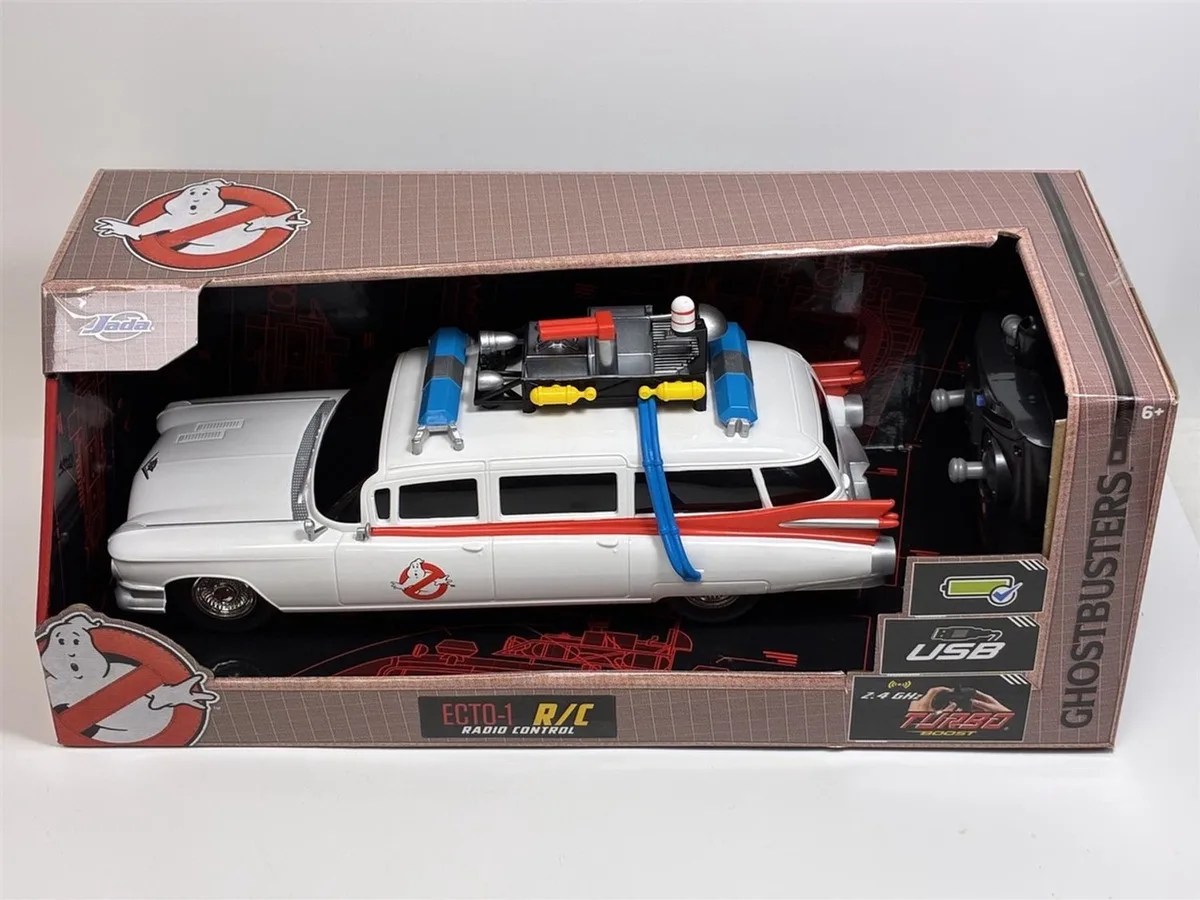 Ghostbusters - Ecto-1 - R/C - Afstand Bestuurbaar - Schaal 1:18 de Jada Toys – photo du produit