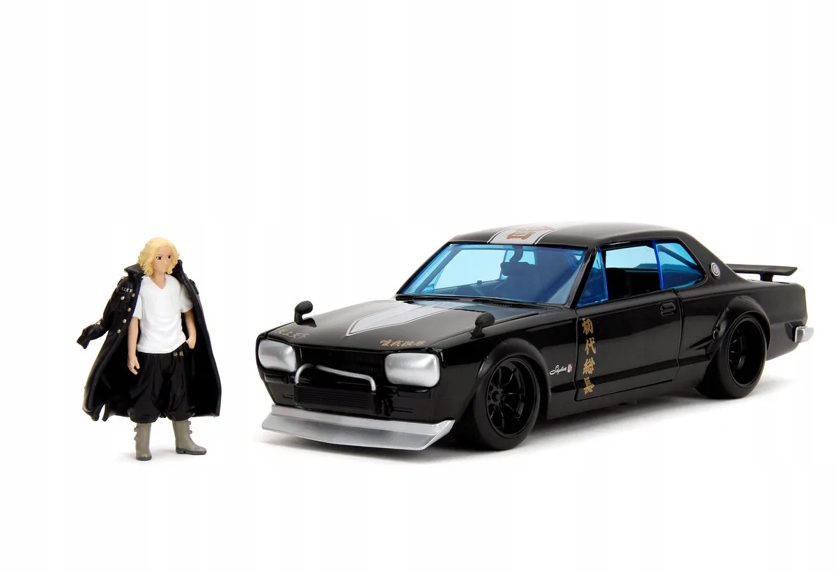 Jada 1971 Nissan Skyline GT-R met Mikey figuur 1:24 de Jada Toys – photo du produit