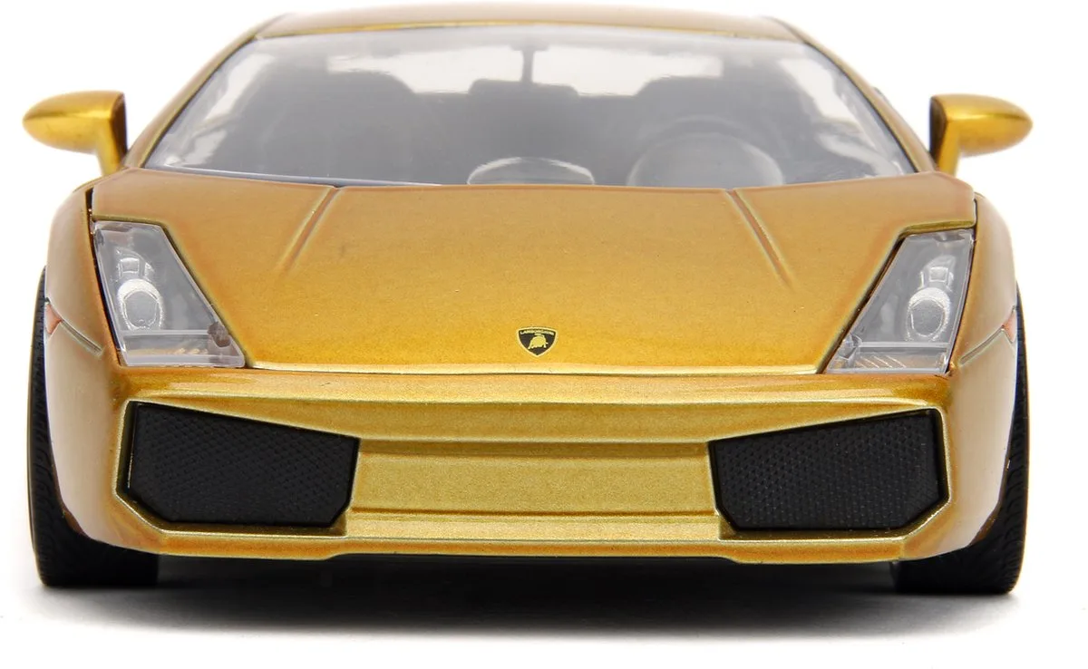 Lamborghini Gallardo Fast & Furious Kant-en-klaar model Personenauto (model) fra Jada Toys i Guld – produktbillede