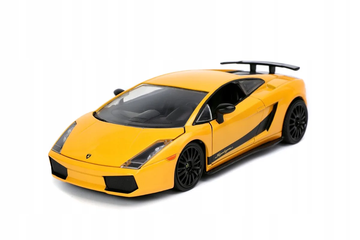 Lamborghini Gallardo Superleggera 1:24 Geel - Modelauto van Jada Toys – productfoto