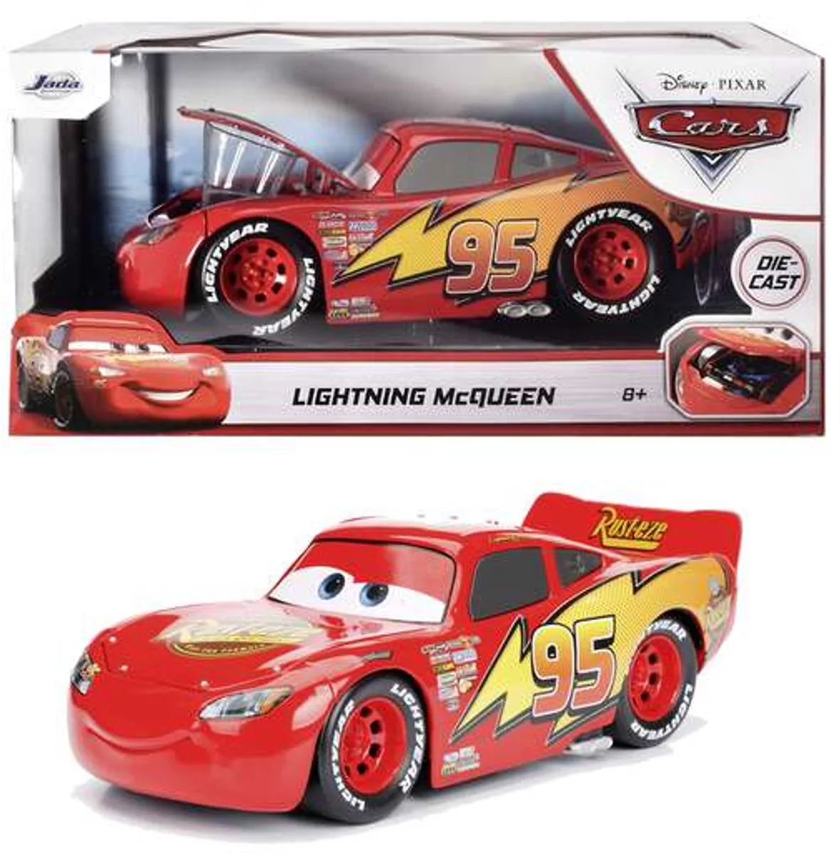 Lightning McQueen 1:24 van Jada Toys in Meerkleurig – productfoto