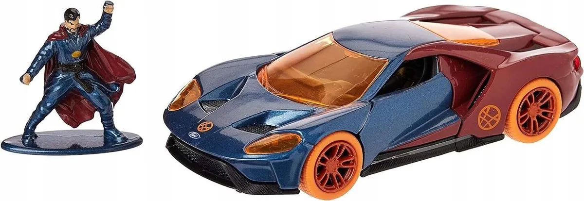 Marvel Dr Strange Ford GT 1:32 Speelgoedauto by Jada Toys in Red – product photo