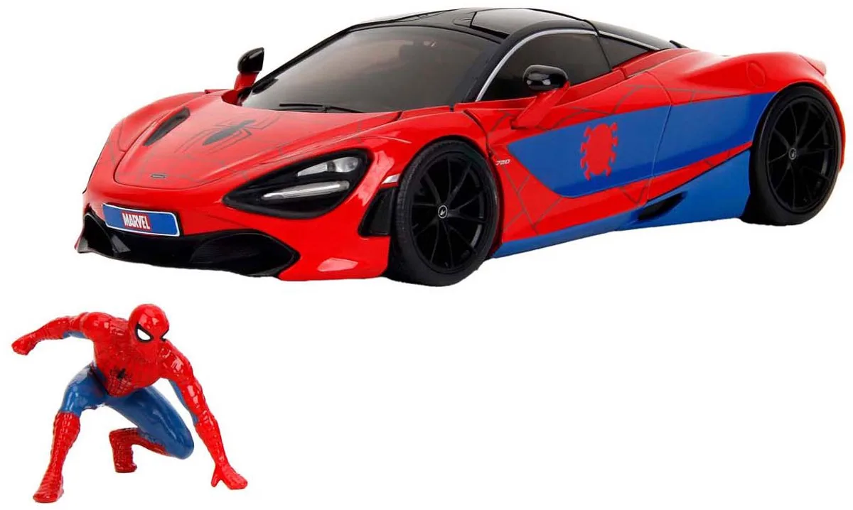 Marvel Spider-Man McLaren 720S 1:24 de Jada Toys en Multicolore – photo du produit