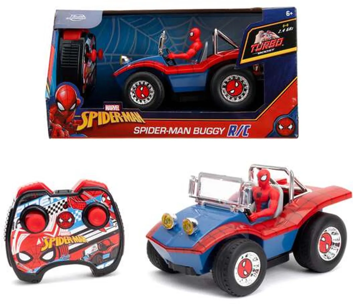 Marvel Spider-Man RC Buggy 1:24 van Jada Toys in Meerkleurig – productfoto