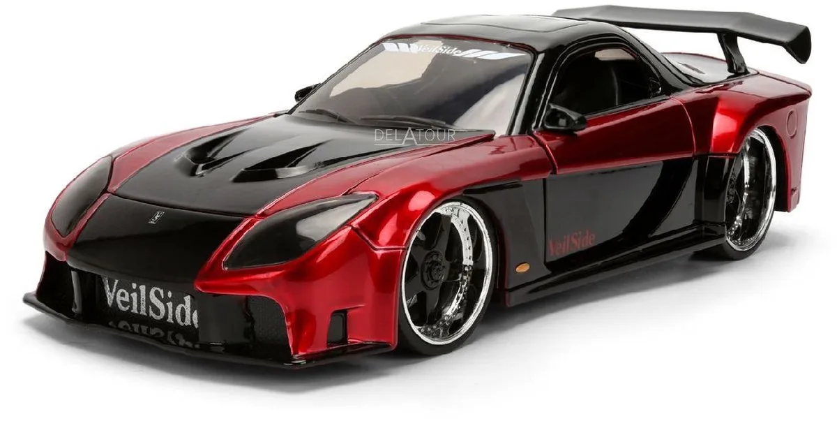 Mazda RX-7 Widebody 1995 Jada 1:24 van Jada Toys in Rood – productfoto