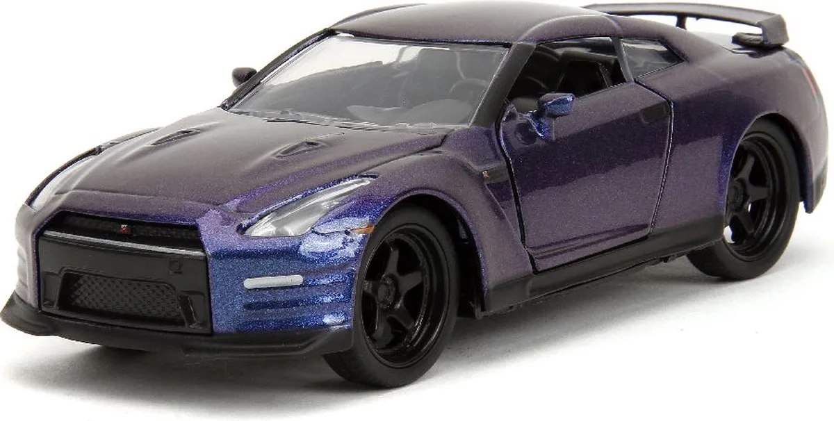 Nissan GT-R R35 2009 Pink Slips de Jada Toys en Bleu – photo du produit