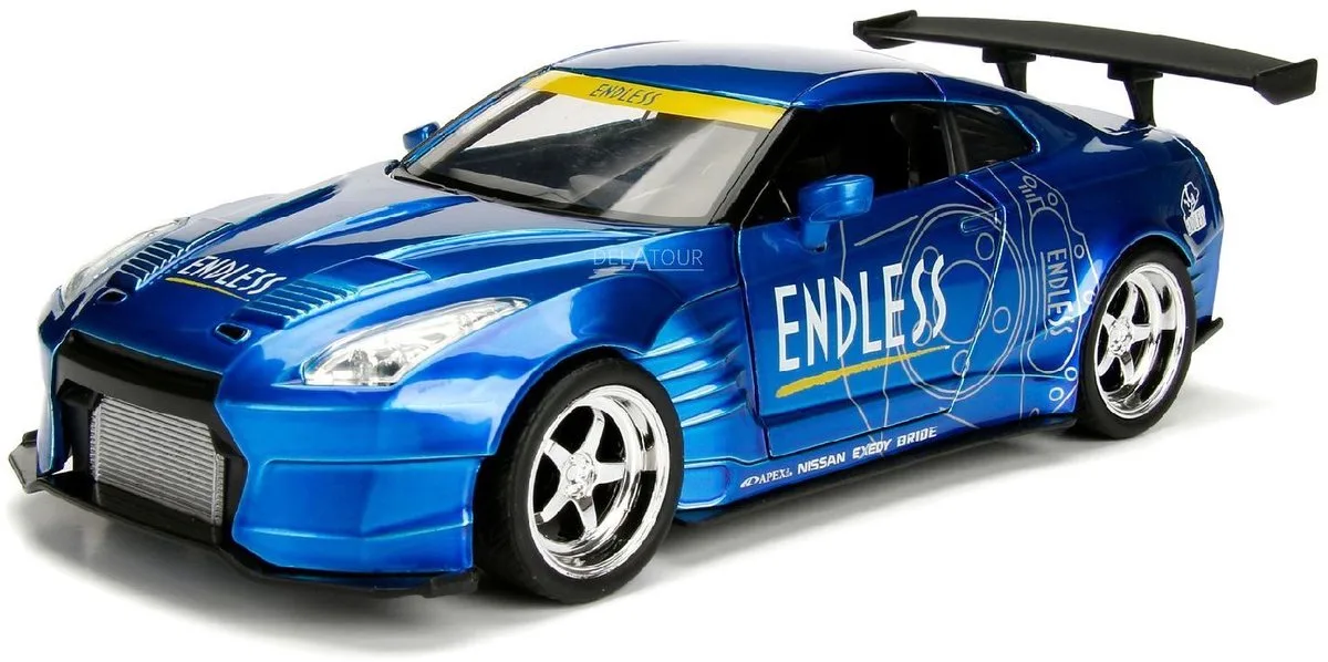 Nissan GT-R R35 Ben Sopra 2009 Endless Jada 1:24 van Jada Toys in Blauw – productfoto