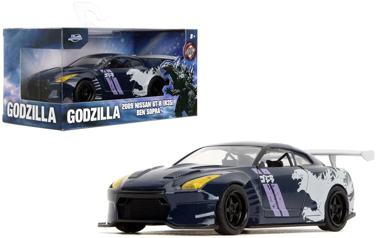 Nissan GT-R R35 Ben Sopra Godzilla de Jada Toys en Multicolore – photo du produit