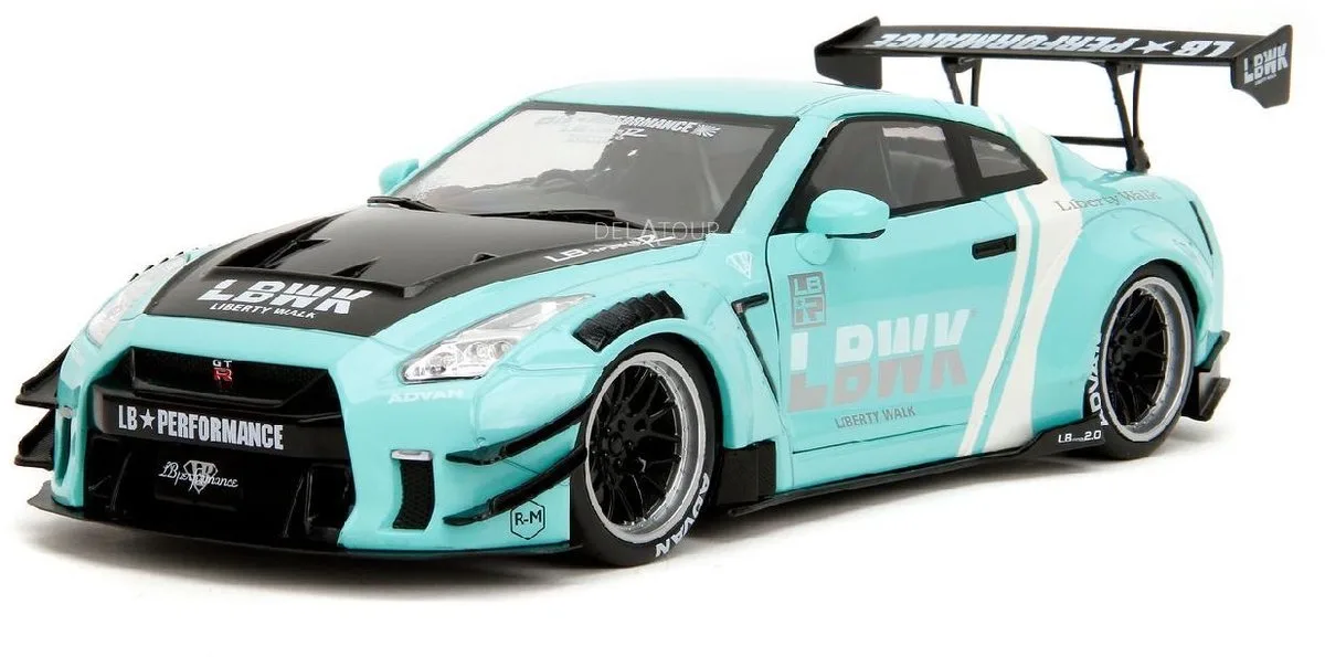Nissan GT-R R35 Liberty Walk Body Kit 2.0 Seafoam Jada van Jada Toys in Groen – productfoto