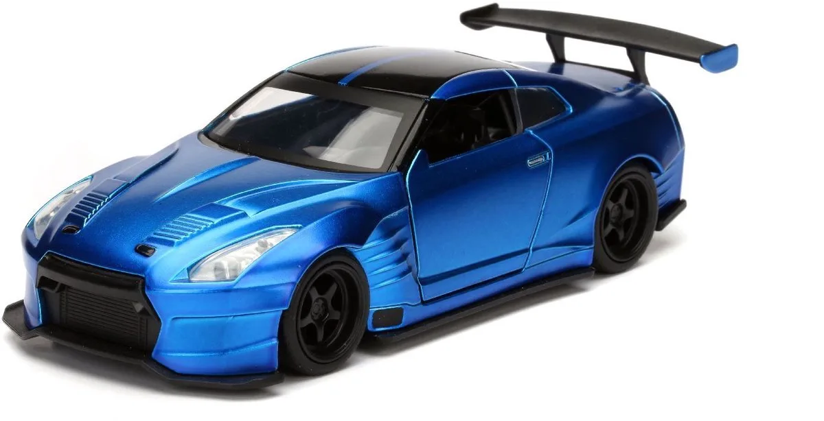 Nissan Skyline GTR R35 Ben Sopra Fast And Furious 1:32 van Jada Toys in Blauw – productfoto