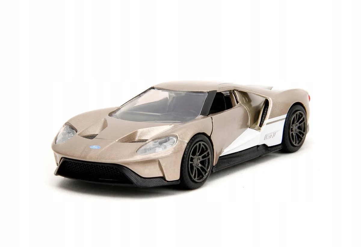 Pink Slips 2017 Ford GT Goud Metaal Model 1:32 de Jada Toys – photo du produit