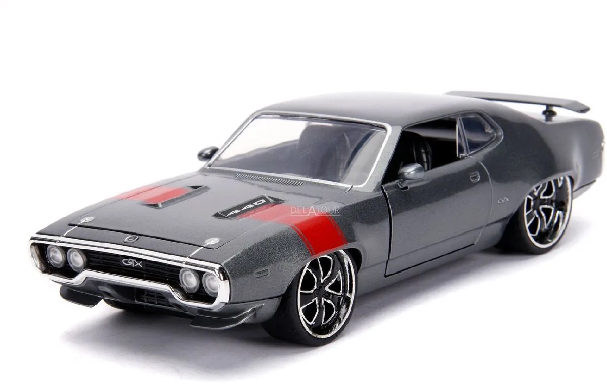 Plymouth GTX 1972 Grey Jada de Jada Toys en Gris – photo du produit