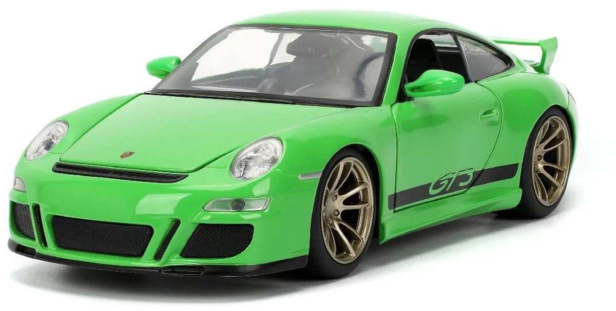 Porsche 911 GT3 Fast & Furious de Jada Toys en Vert – photo du produit