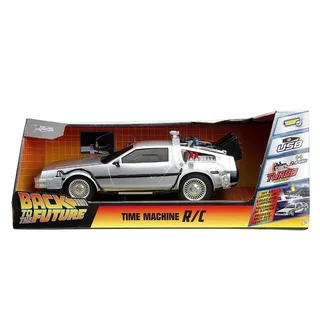 RC Back to the Future Time Machine 1:16 - 9334627314R00 de Jada Toys en Gris – photo du produit 6 sur 6