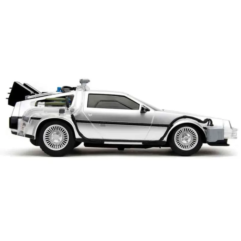 RC Back to the Future Time Machine 1:16 - 9334627314R00 de Jada Toys en Gris – photo du produit 4 sur 6