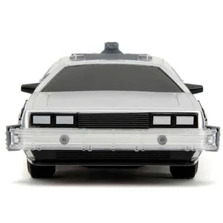 RC Back to the Future Time Machine 1:16 - 9334627314R00 de Jada Toys en Gris – photo du produit 5 sur 6