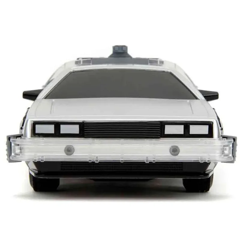 RC Back to the Future Time Machine 1:16 - 9334627314R00 de Jada Toys en Gris – photo du produit 5 sur 6