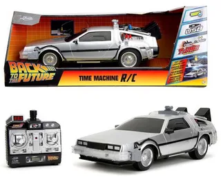 RC Back to the Future Time Machine 1:16 - 9334627314R00 de Jada Toys en Gris – photo du produit 1 sur 6
