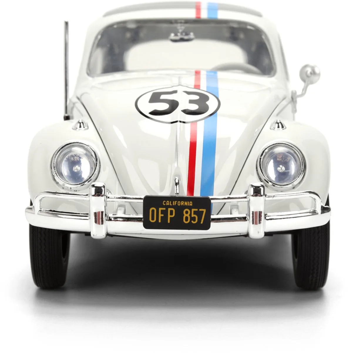 Speelgoedvoertuig - Herbie The Love Bug VW Beetle 1:24 by Jada Toys in White – product photo
