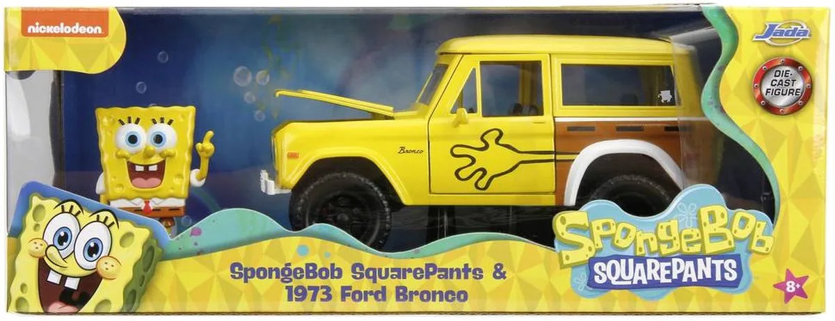 Sponge BOB 1973 Ford Bronco Kant-en-klaar model Personenauto (model) van Jada Toys in Kleurloos – productfoto