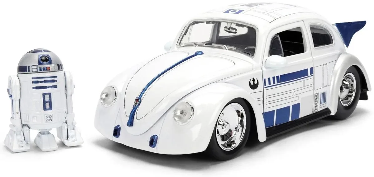 Star Wars - R2-D2 & Volkswagen Drag Beetle - Diecast by Jada Toys in Multicolour – product photo