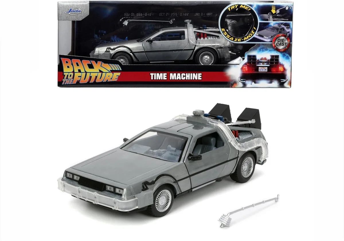 Time Machine - Back to the Future - Auto - 1/24 van Jada Toys in Meerkleurig – productfoto