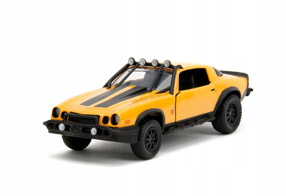 Transformers 1977 Chevrolet Camaro Bumblebee metalen model van Jada Toys in Geel – productfoto